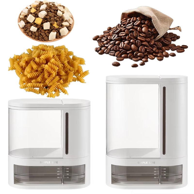 Food Storage No Pantry - Two Compartment Eco Friendly Airtight Food