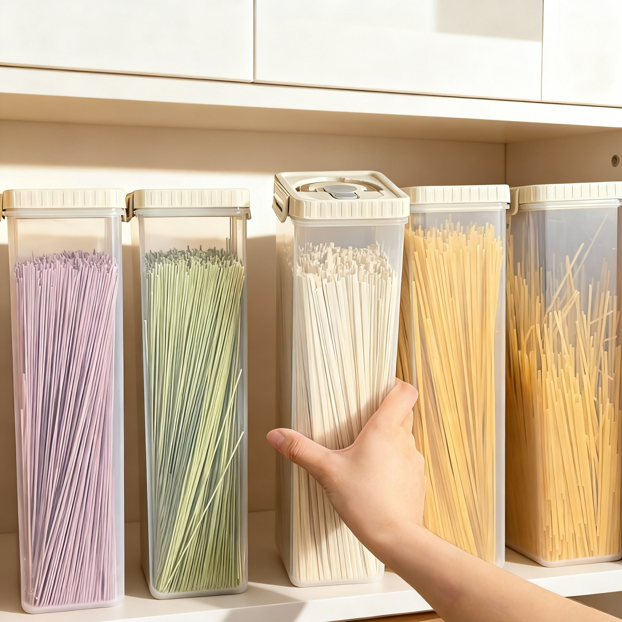 Food Storage Meal Prep - Noodles Sealed Storage Box With Handle