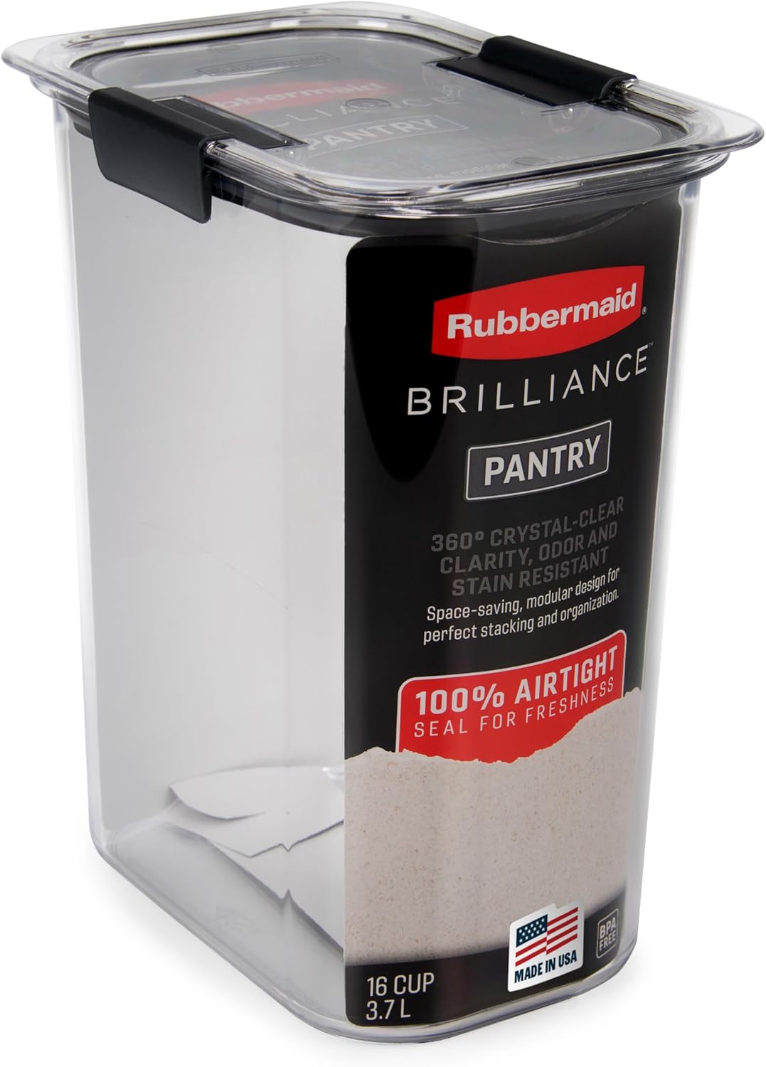 Food Storage No Pantry - Brilliance 16-Cup Airtight Food Storage Container