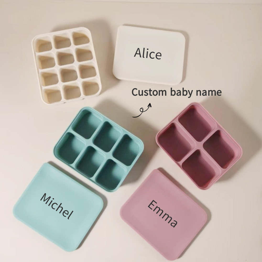 Food Storage 1 Year - Personalized Baby Food Freezer Tray with