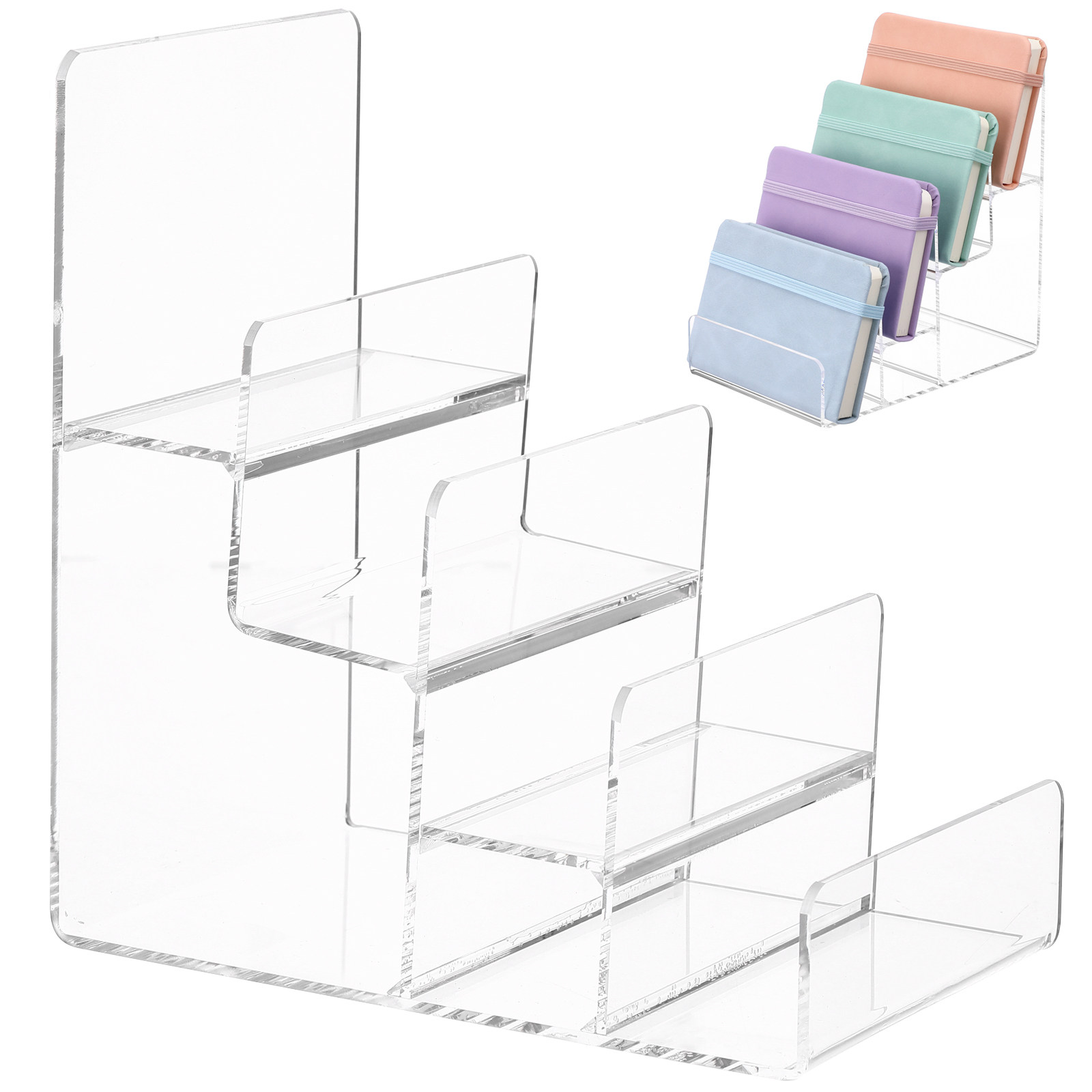 Food Storage Definition - 1Pcs Acrylic Tiered Stair-Style Display Shelf