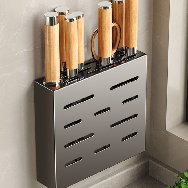 Food Storage Cabinet For Kitchen - Kitchen knife storage box, knife holder,