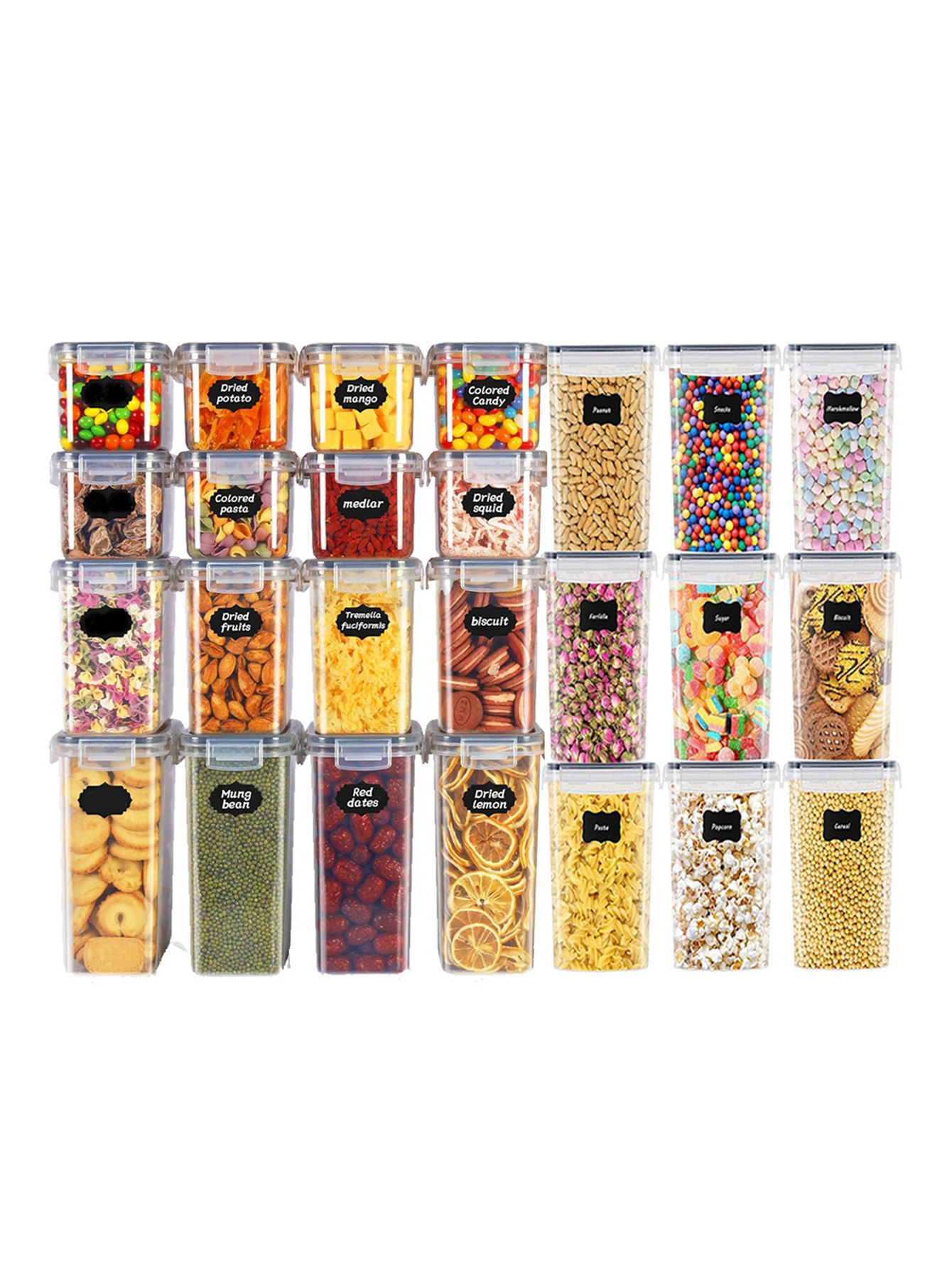 Food Storage Meal Prep - 48pcs,Sealed food storage containers with LIDS,