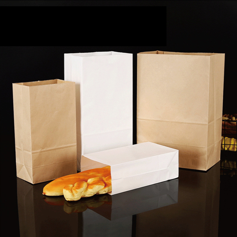 25/50pcs Brown Kraft Paper Bag - Food Storage Plants 评论和价格