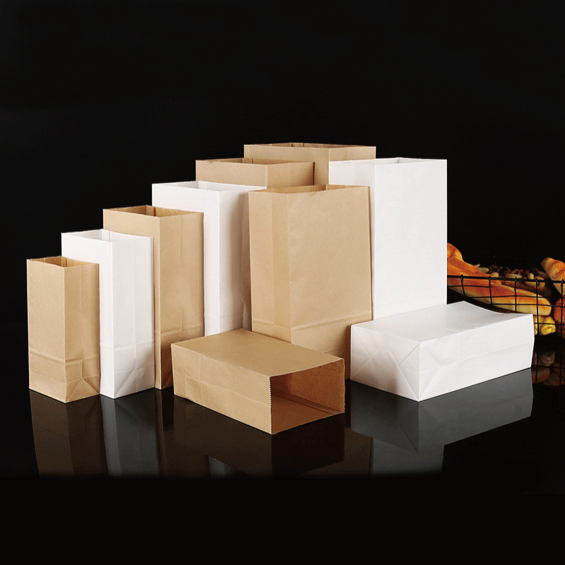25/50pcs Brown Kraft Paper Bag - Food Storage Plants 评论和价格
