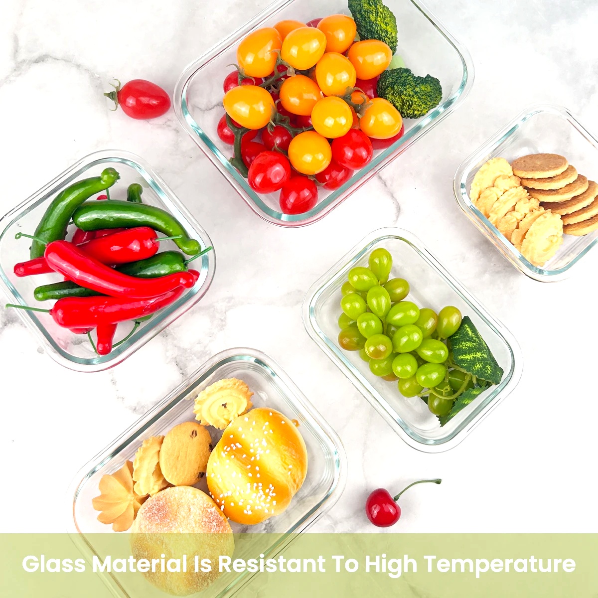 8pcs Glass Food Storage Contai - Food Storage Lunch Box 评论和价格