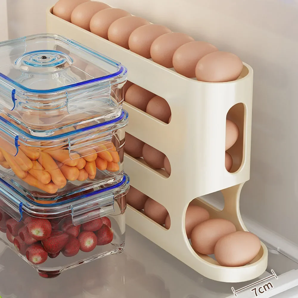 4 Layers Automatic Rolling Egg - Food Storage Cabinet For Kitchen 评论和价格