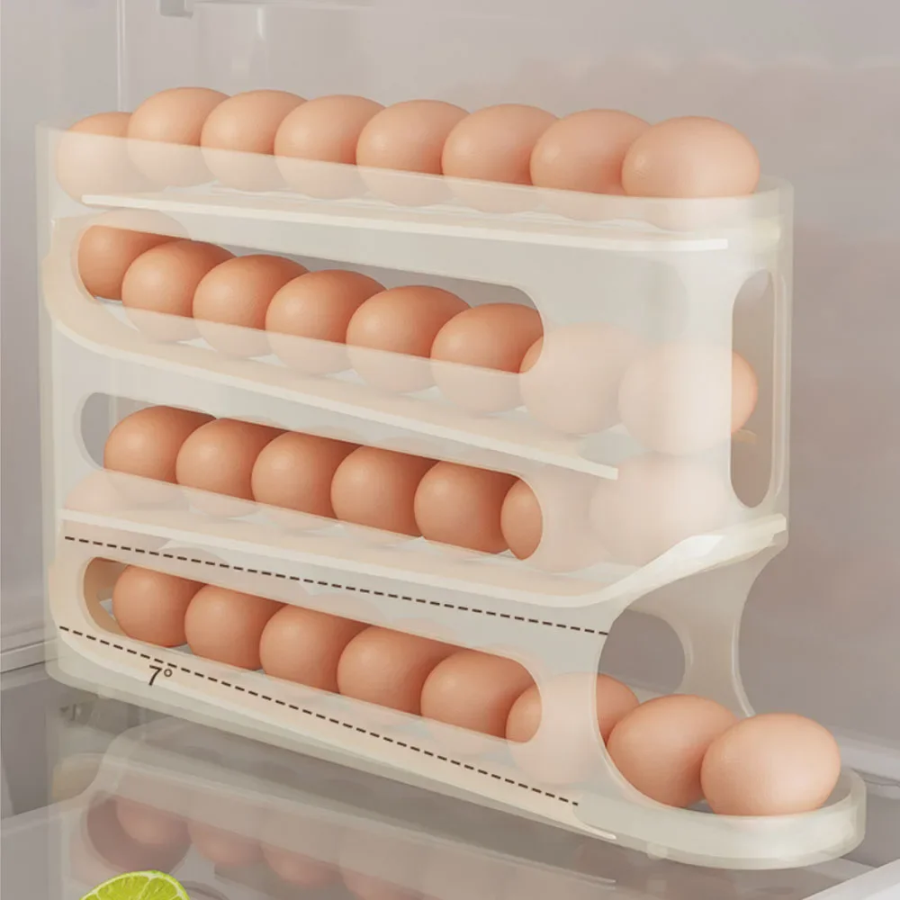 4 Layers Automatic Rolling Egg - Food Storage Cabinet For Kitchen 评论和价格