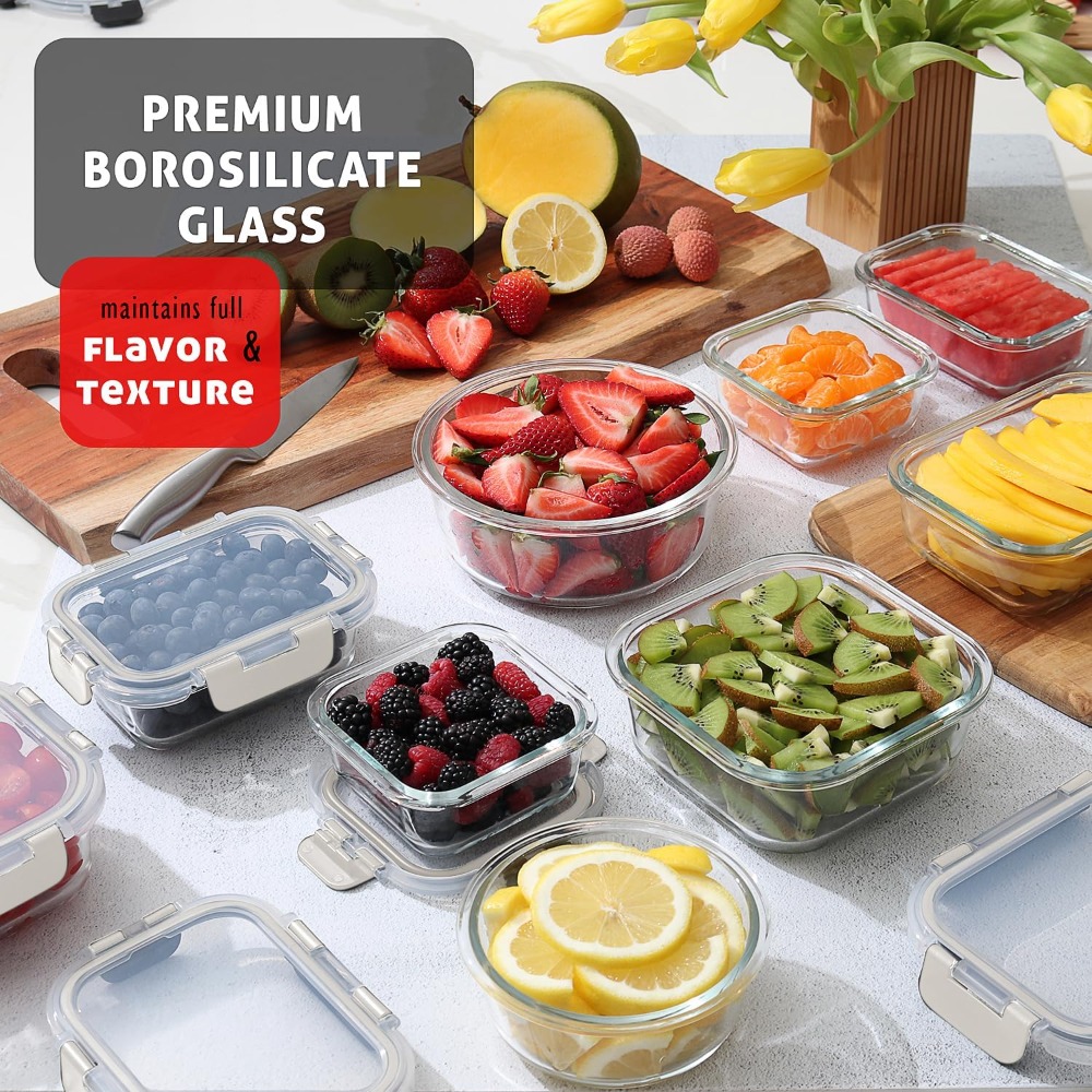 32pc Glass Food Storage Contai - Food Storage Meal Prep 评论和价格