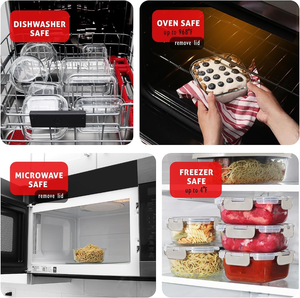 32pc Glass Food Storage Contai - Food Storage Meal Prep 评论和价格