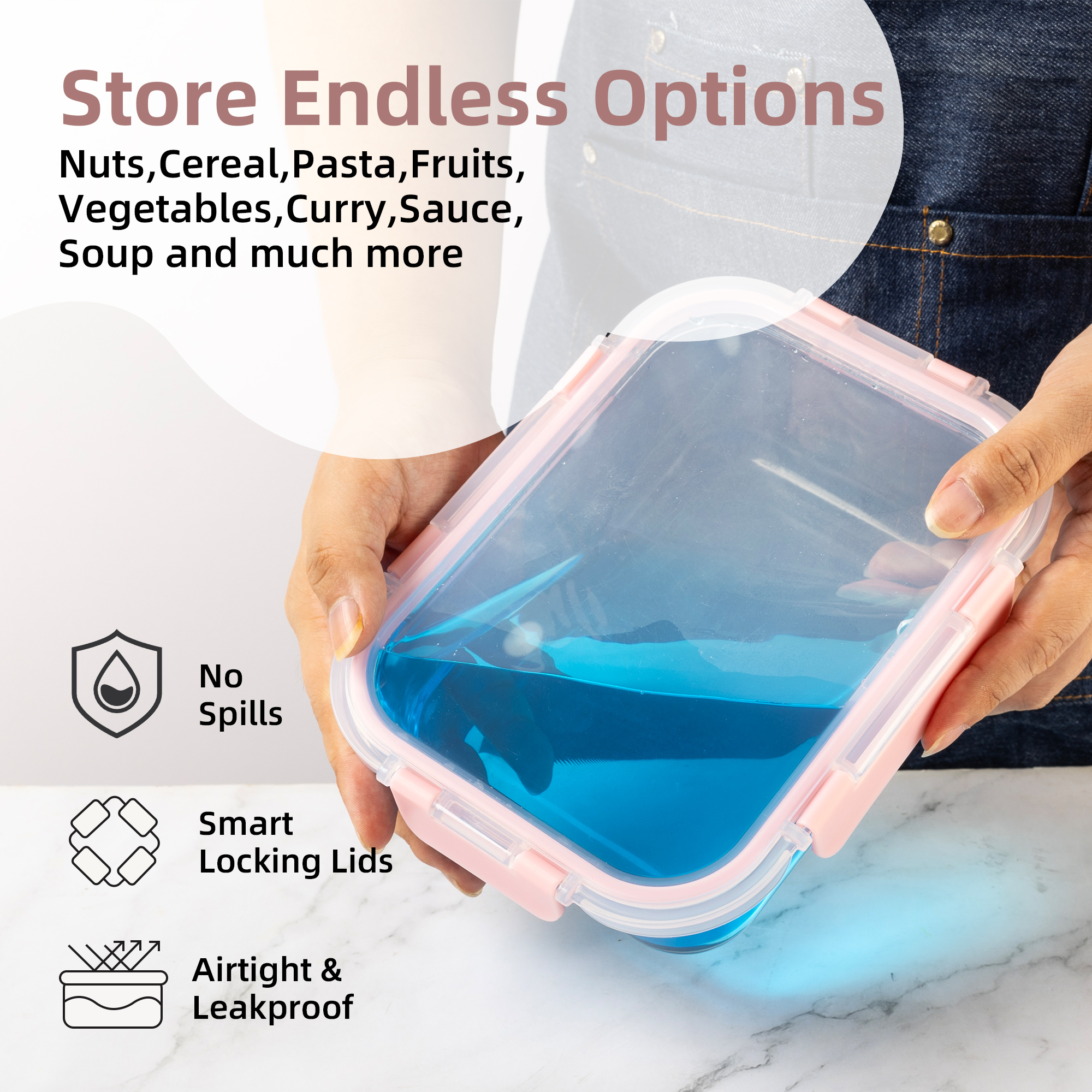 16-Piece Glass Food Storage Co - Food Storage Meal Prep 评论和价格