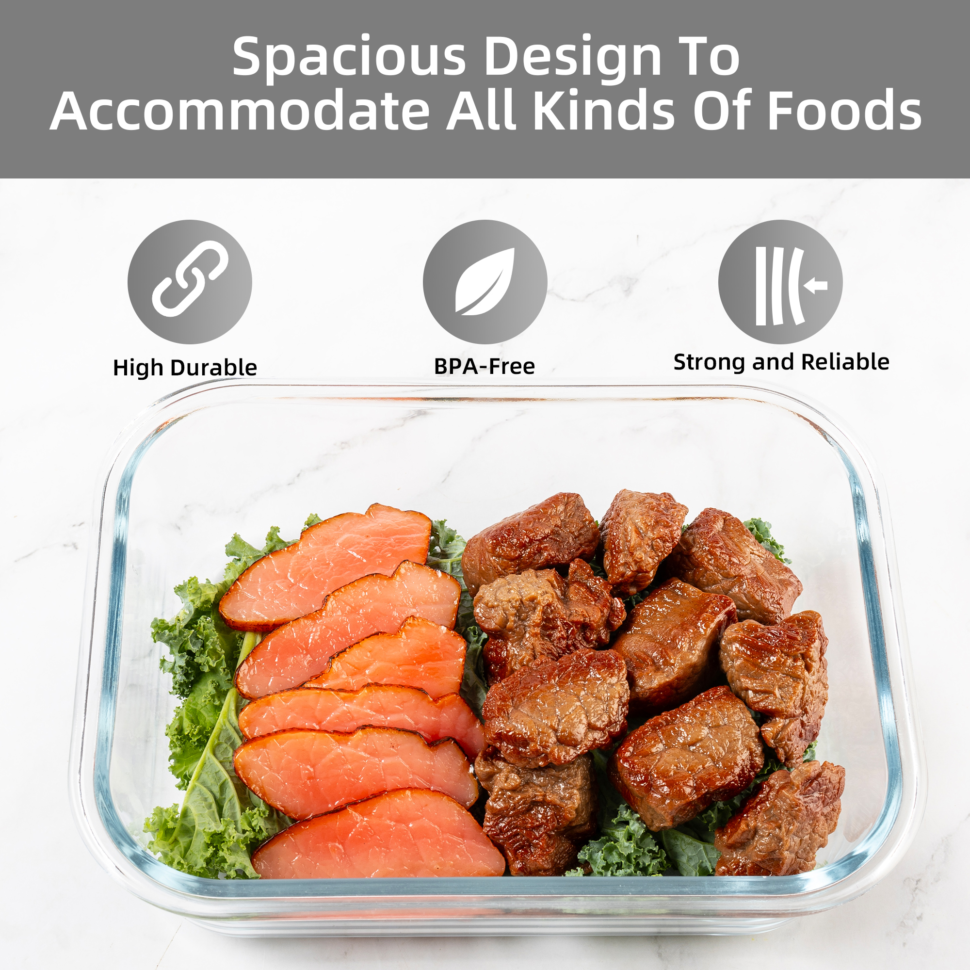 16-Piece Glass Food Storage Co - Food Storage Meal Prep 评论和价格