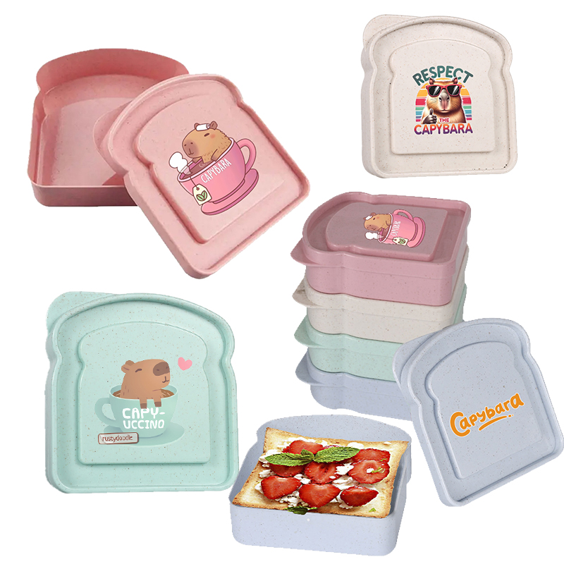 Capybara Sandwich Food Storage - Food Storage Lunch Box 评论和价格