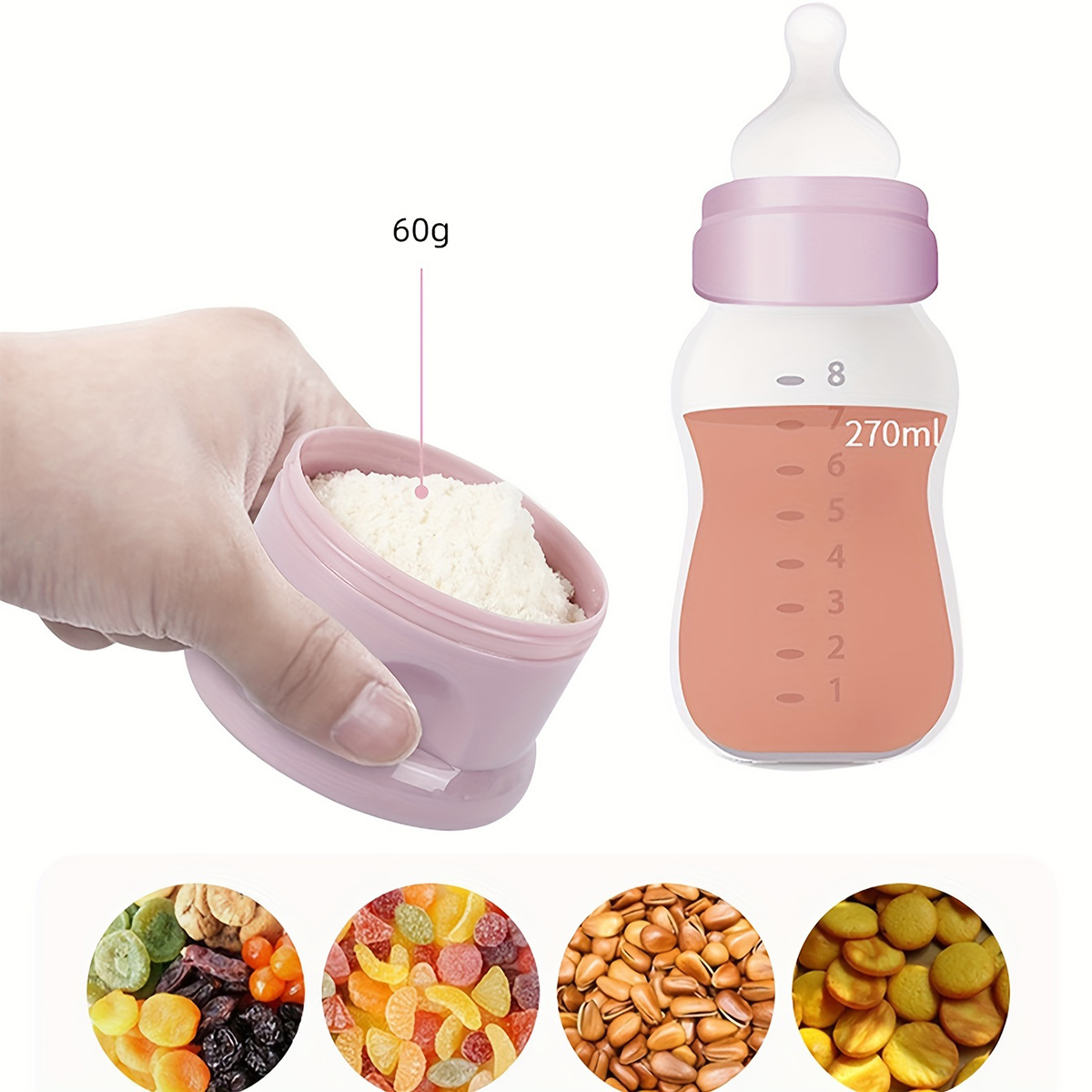 Large Capacity Baby Milk Powde - Food Storage 1 Year 评论和价格