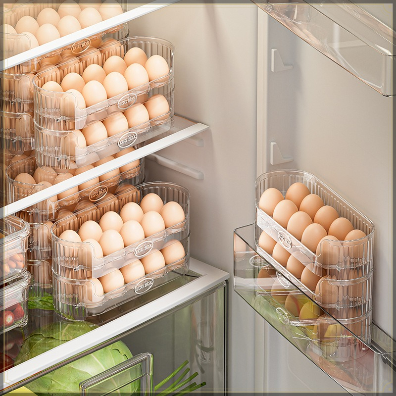 Stackable Egg Storage Box Mult - Food Storage Cabinet For Kitchen 评论和价格