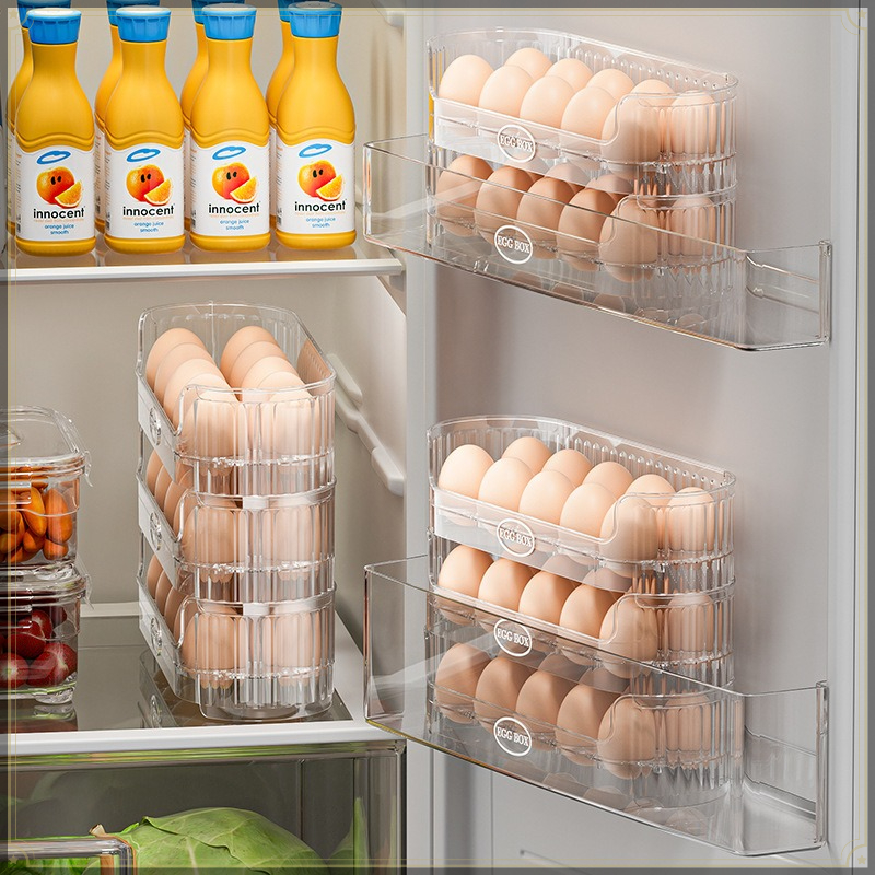 Stackable Egg Storage Box Mult - Food Storage Cabinet For Kitchen 评论和价格
