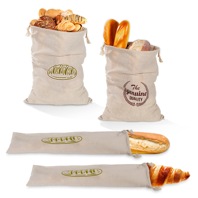 Linen Bread Bag Reusable Bags  - Food Storage Plants 评论和价格