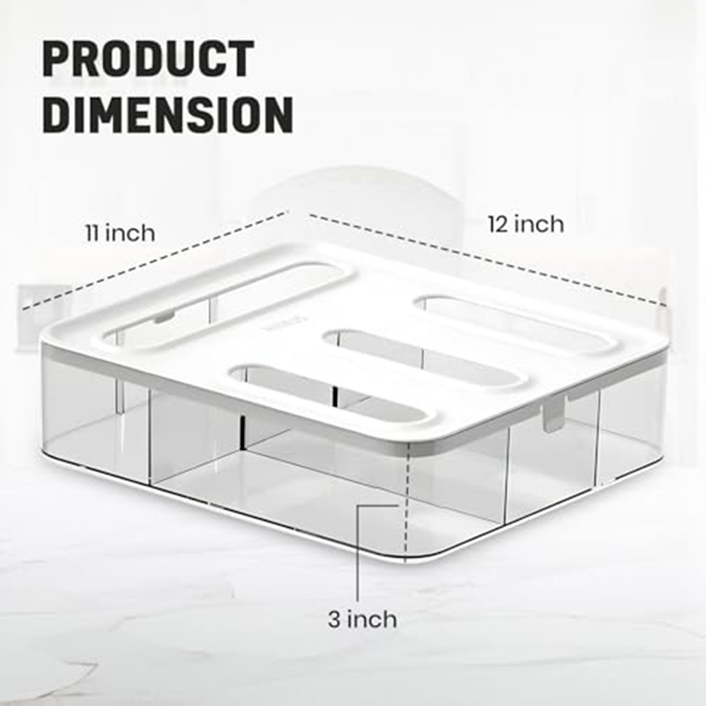 1Pc 4-in-1 Plastic Food Bag Or - Food Storage 4 Quart 评论和价格