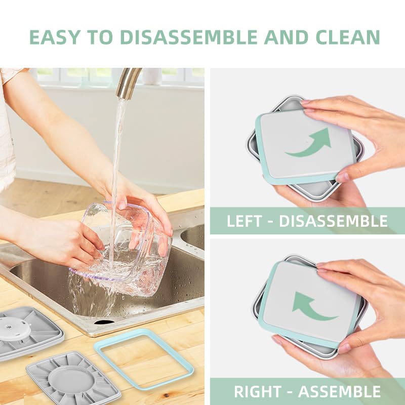 Ankou 3Pcs 1.2L Pop Airtight F - Food Storage Meal Prep 评论和价格
