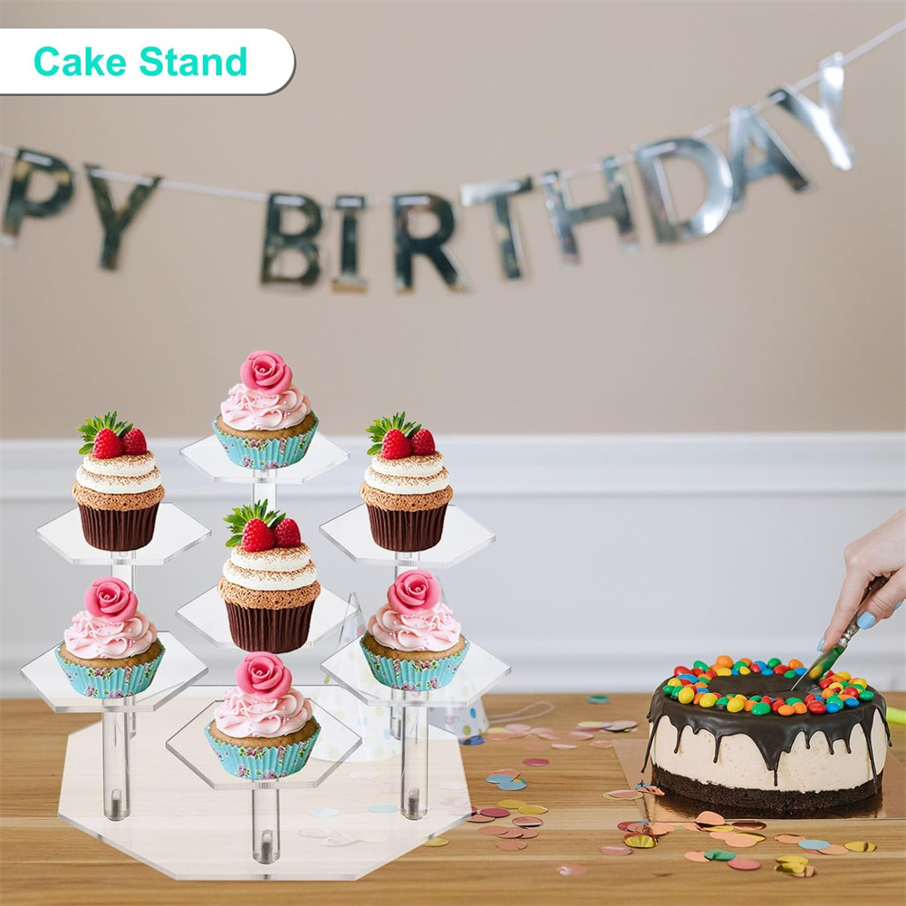 7 Tier Acrylic Display Stand W - Food Storage Rack 评论和价格
