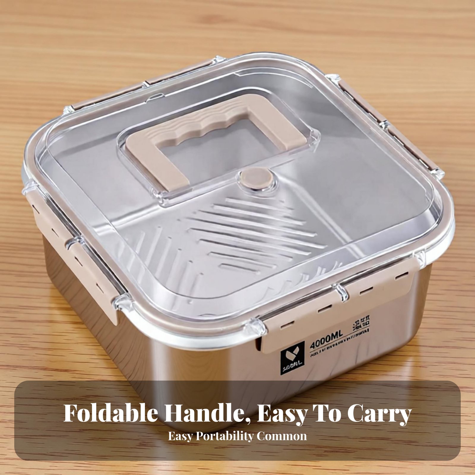 316 Stainless Steel Bento Box, - Food Storage Lunch Box 评论和价格