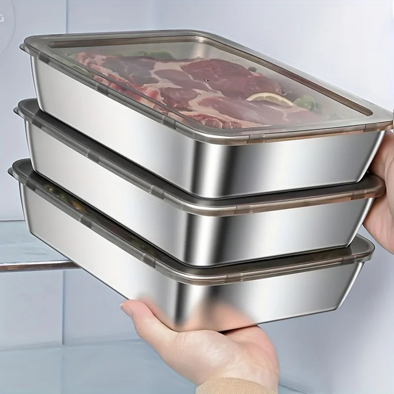 Rectangular Stainless Steel Fo - Food Storage Lunch Box 评论和价格