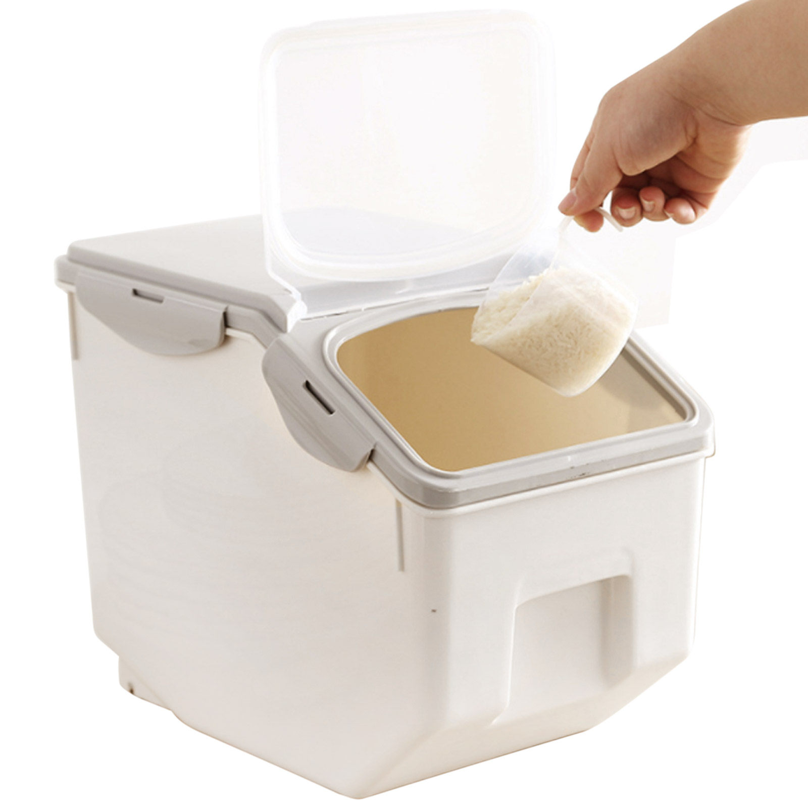 Beige Large Pet Food Storage C - Food Storage No Pantry 评论和价格