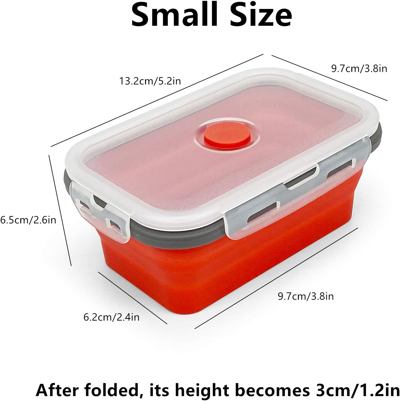 3 Pack Collapsible Silicone Fo - Food Storage Lunch Box 评论和价格