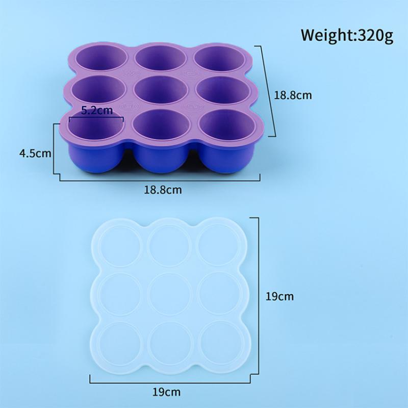 Baby Food Silicone Container 9 - Food Storage 1 Year 评论和价格