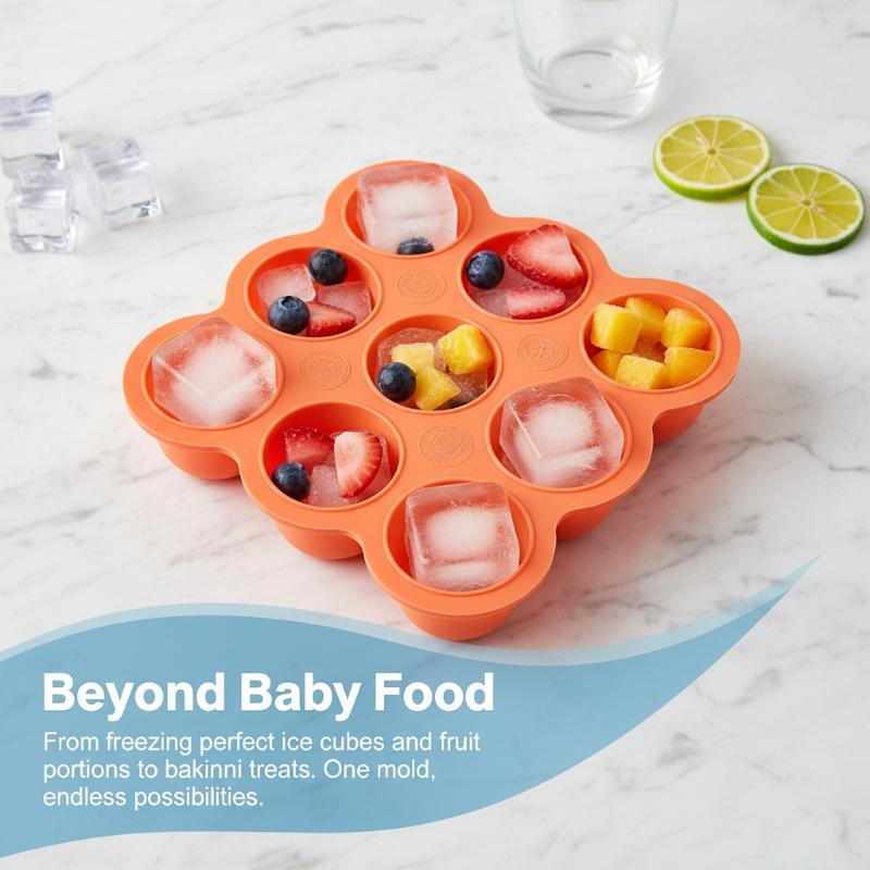 Baby Food Silicone Container 9 - Food Storage 1 Year 评论和价格