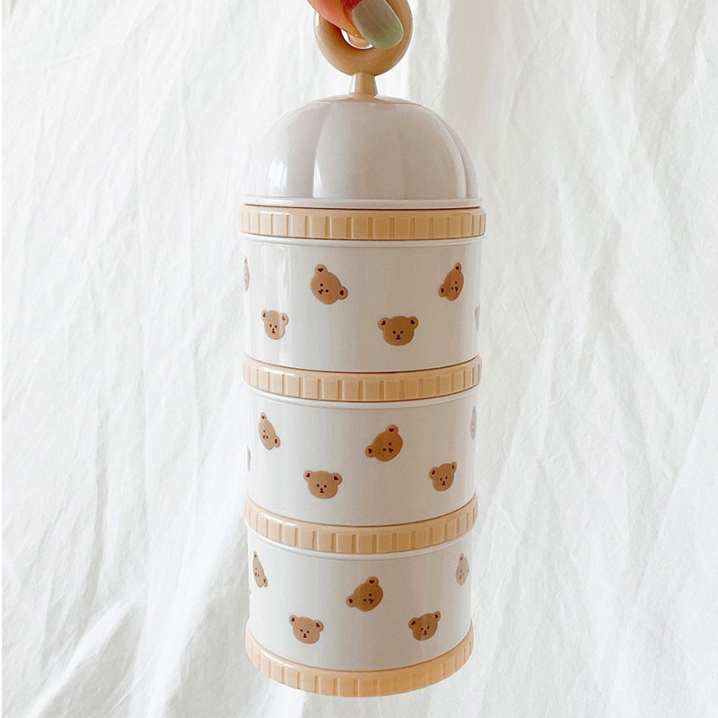 Cute Bear Milk Powder Box Baby - Food Storage 1 Year 评论和价格