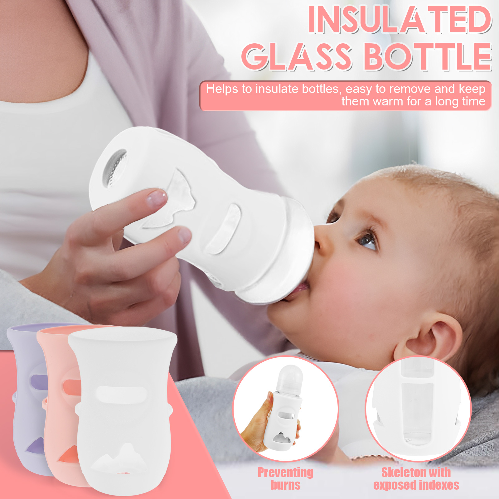 Silicone Sleeves Silicone Baby - Food Storage 1 Year 评论和价格