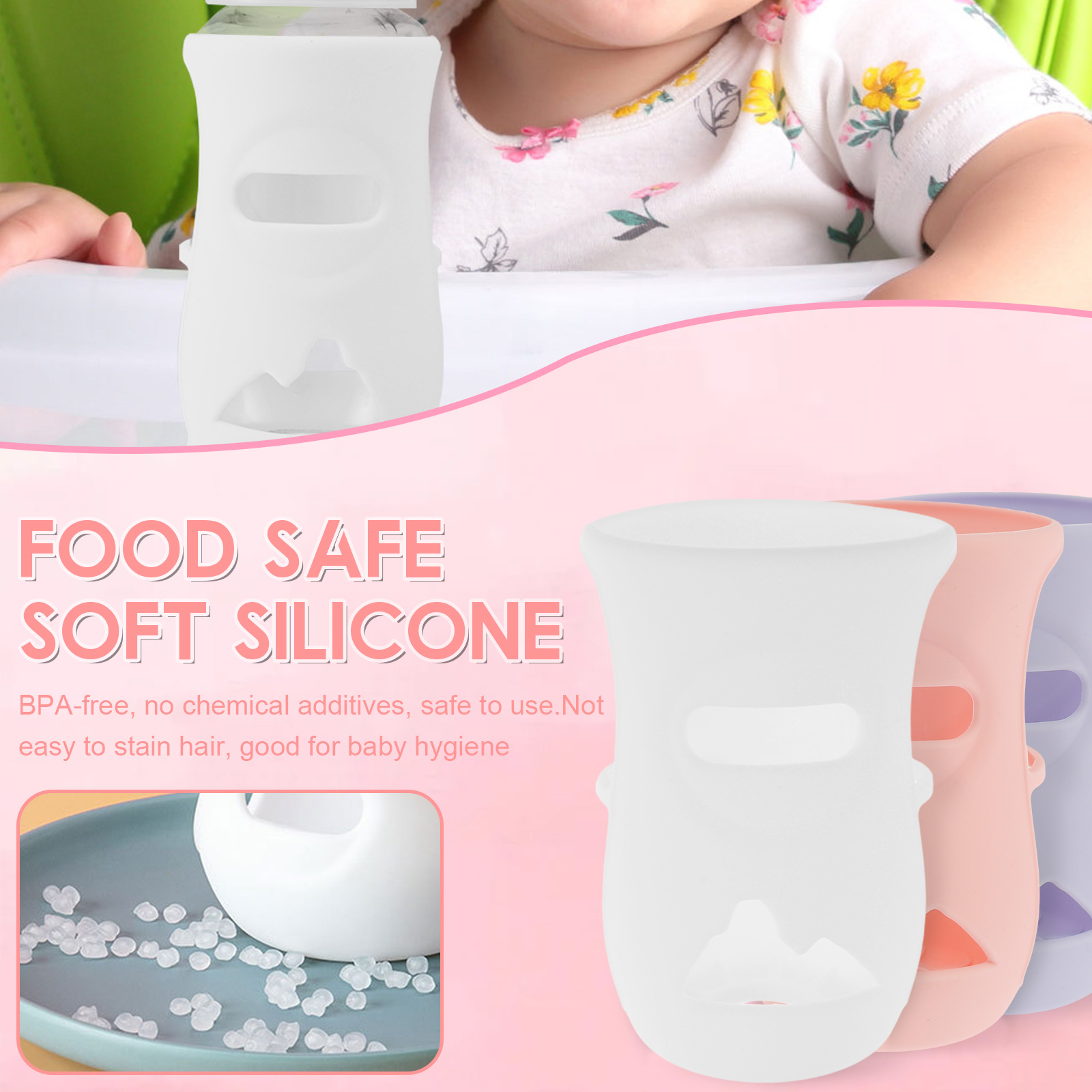 Silicone Sleeves Silicone Baby - Food Storage 1 Year 评论和价格
