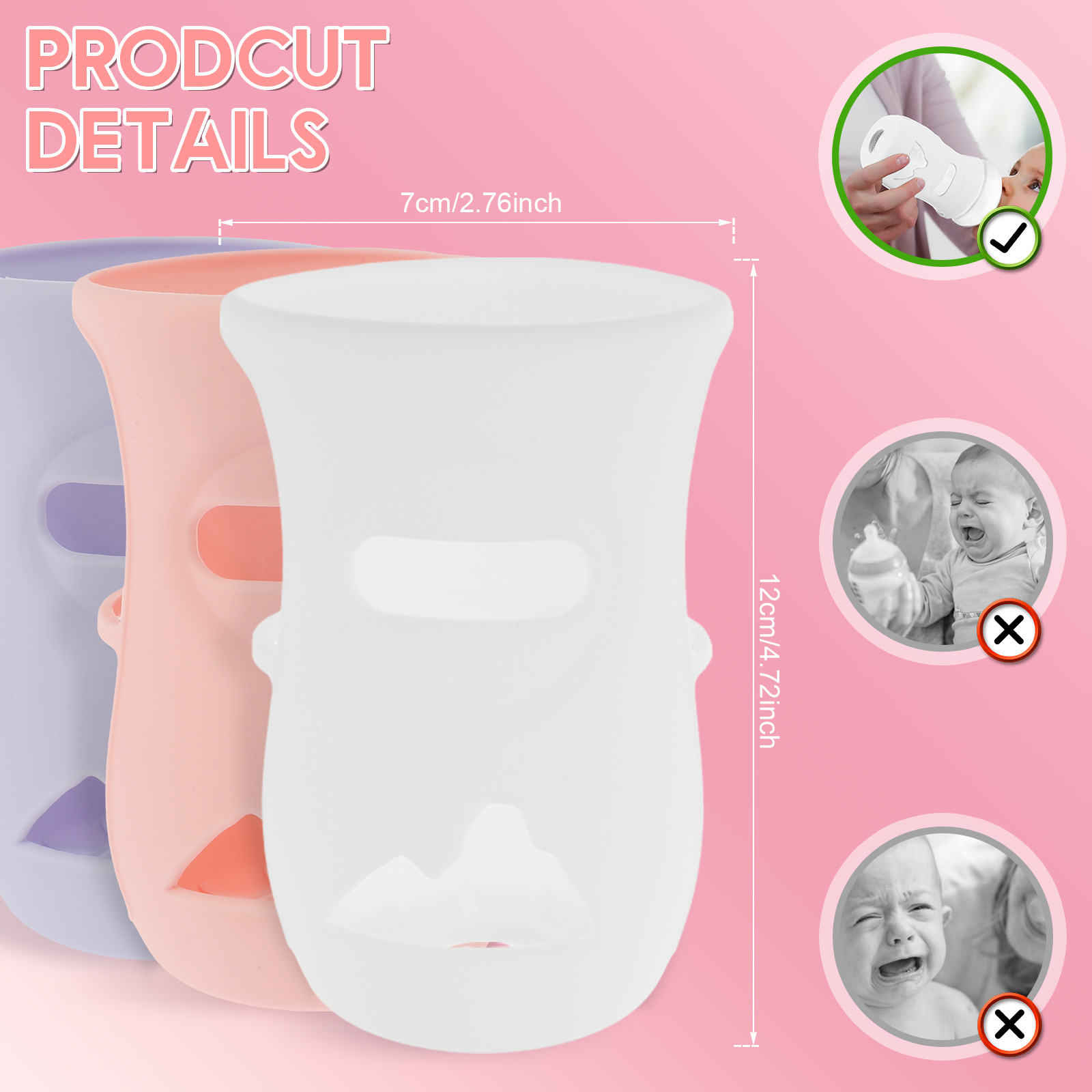 Silicone Sleeves Silicone Baby - Food Storage 1 Year 评论和价格