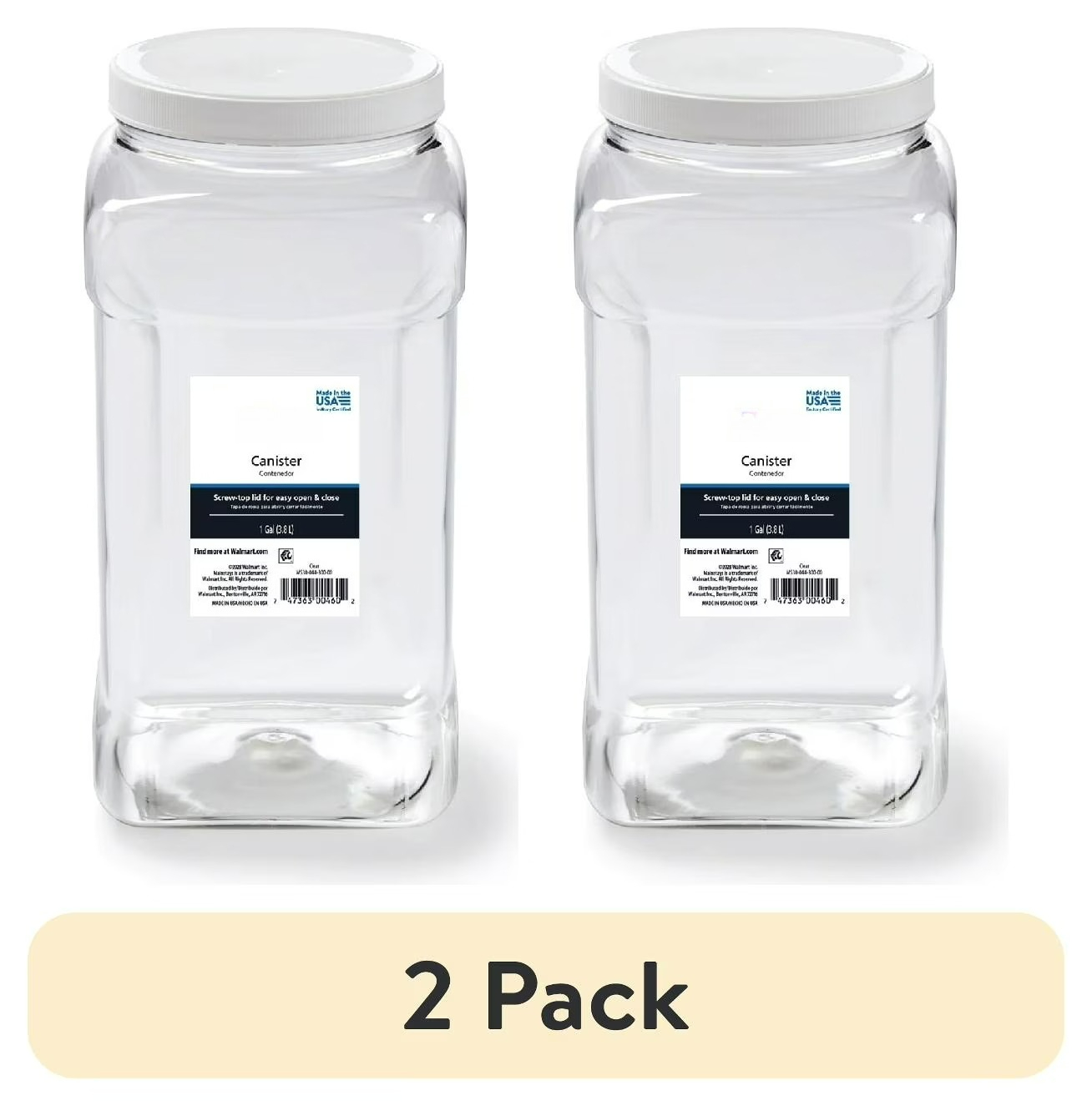 (2 pack) 4-Quart Clear Plastic - Food Storage 4 Quart 评论和价格
