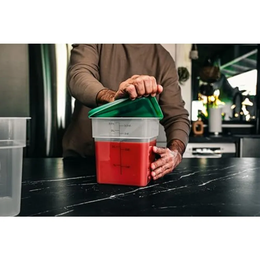 Food Storage Container with Li - Food Storage 4 Quart 评论和价格