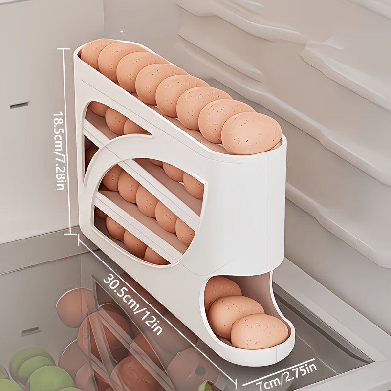 1Pcs Auto Rolling Egg Dispense - Food Storage Cabinet For Kitchen 评论和价格