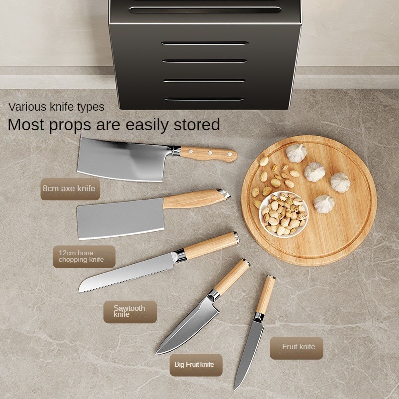 Kitchen knife storage box, kni - Food Storage Cabinet For Kitchen 评论和价格