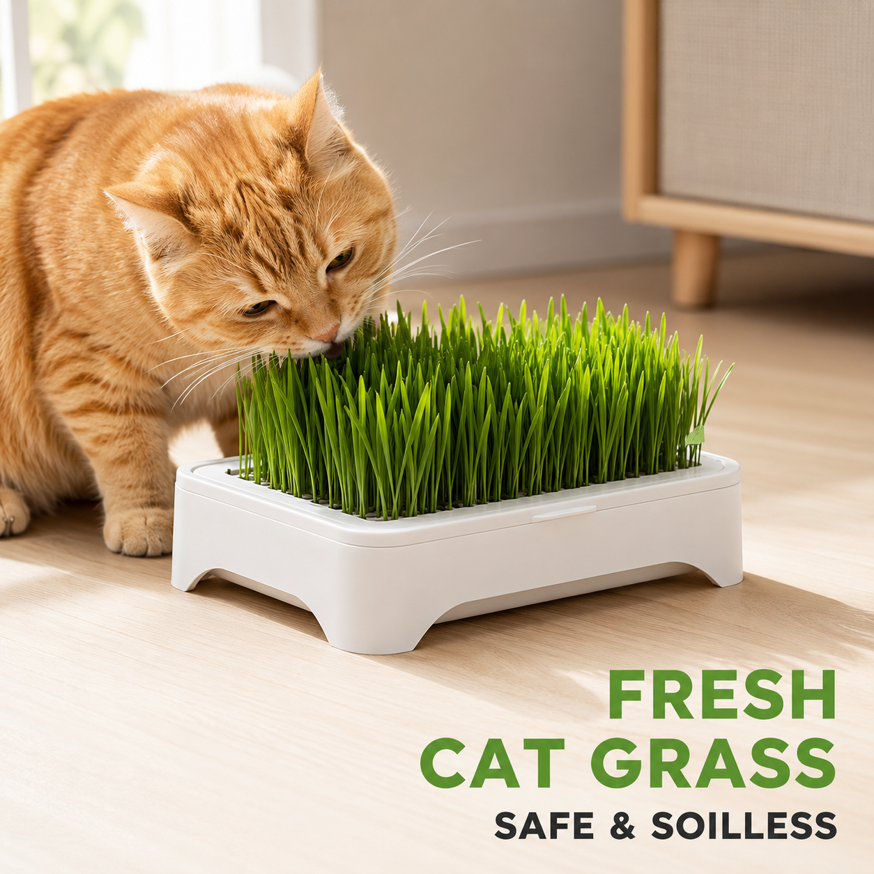 Indoor Pet Cat Grass Planter P - Food Storage Plants 评论和价格