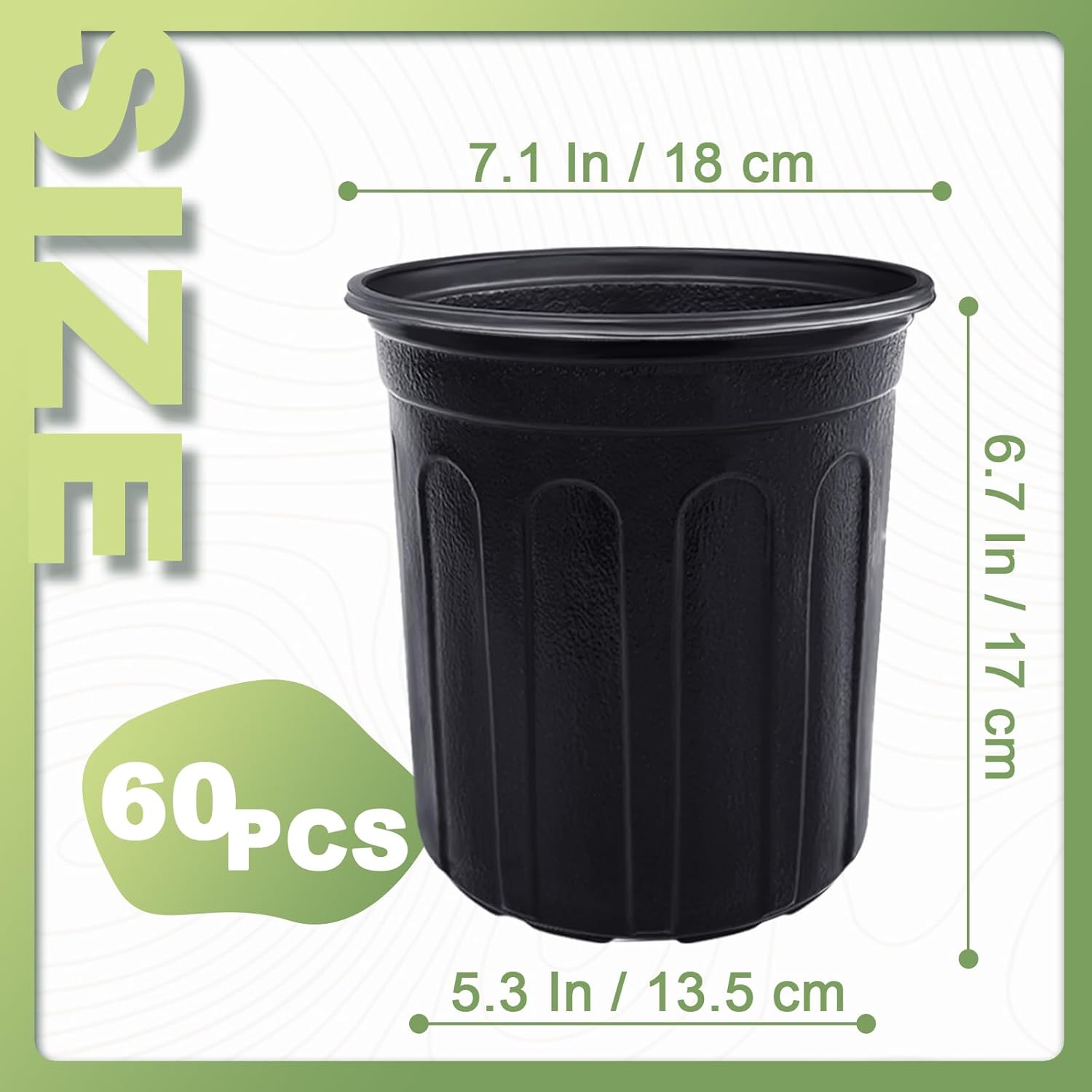 60 Pcs 1 Gallon Flexible Plant - Food Storage Plants 评论和价格