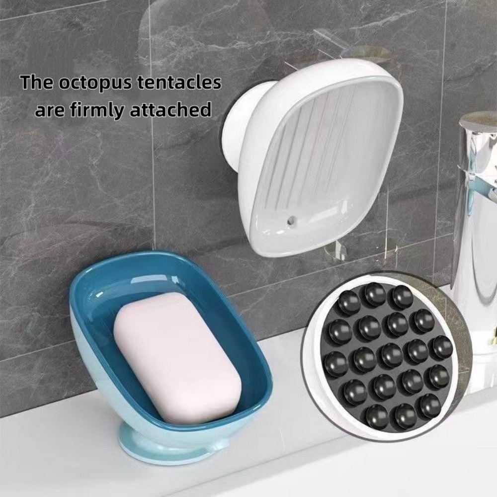 1pc Super Suction Cup Bathroom - Food Storage Rack 评论和价格