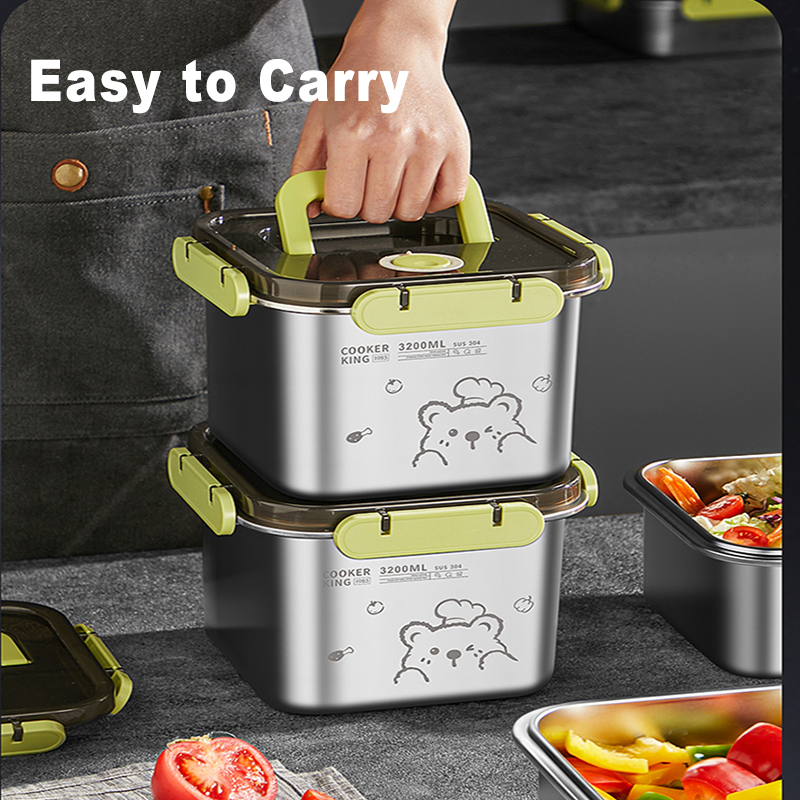 COOKER KING 420ml-6200ml Large - Food Storage Lunch Box 评论和价格