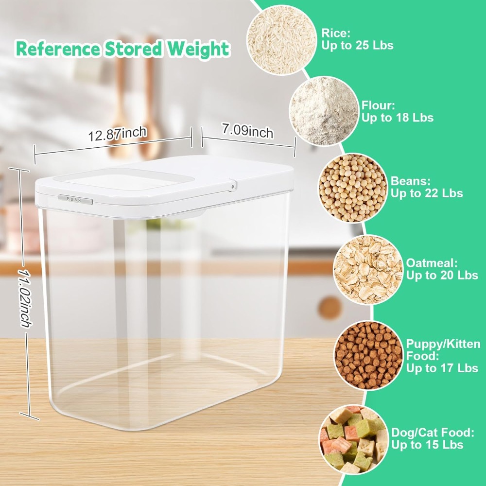 TBMax Rice Flour Storage Conta - Food Storage No Pantry 评论和价格