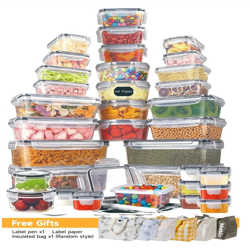 48PCS BPA-Free Food Storage Se - Food Storage Meal Prep 评论和价格