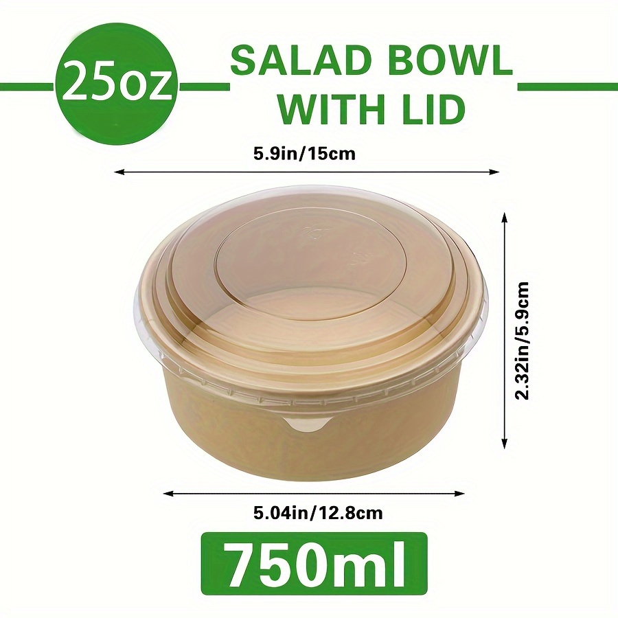 25Oz/750Ml 25/50 Pack Paper Bo - Food Storage Lunch Box 评论和价格