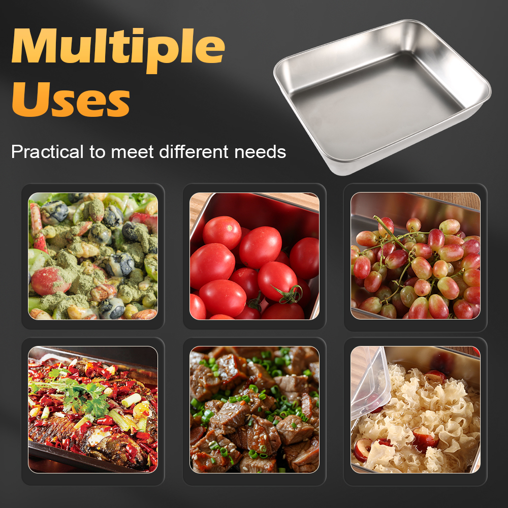 MTM 4PCS Stainless Steel Food  - Food Storage No Pantry 评论和价格