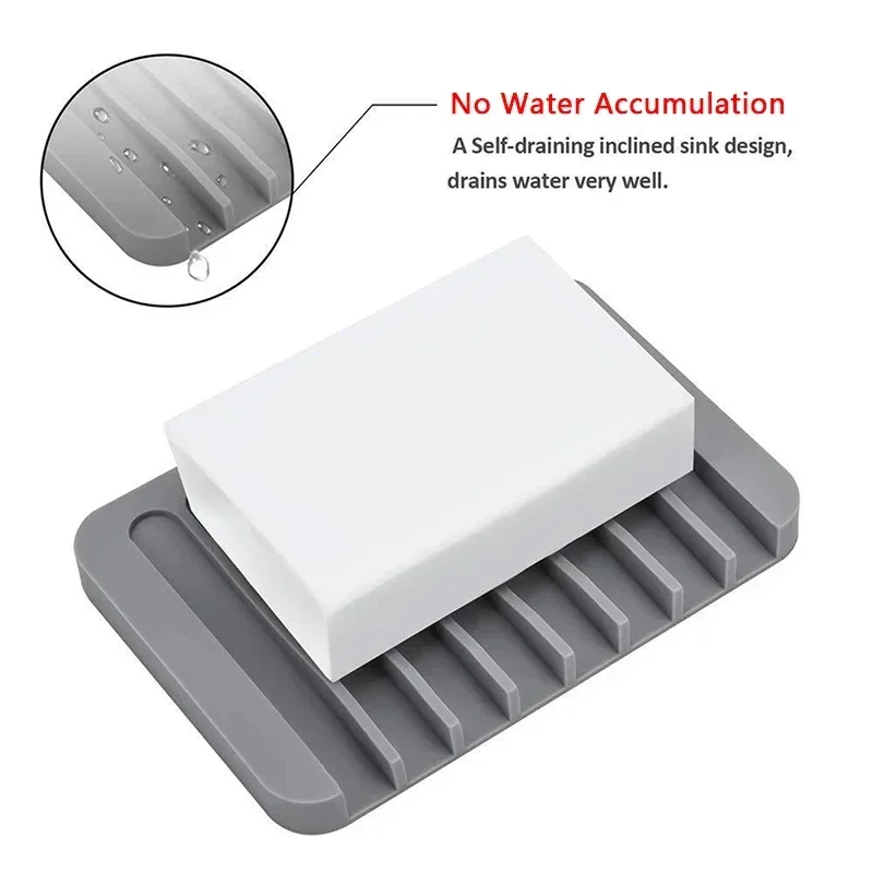 1 Pcs Self-Draining Soap Dish, - Food Storage Rack 评论和价格