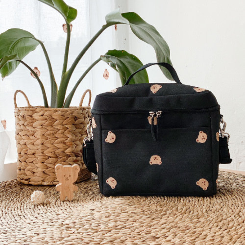 Bear Embroidery Baby Stroller  - Food Storage 1 Year 评论和价格
