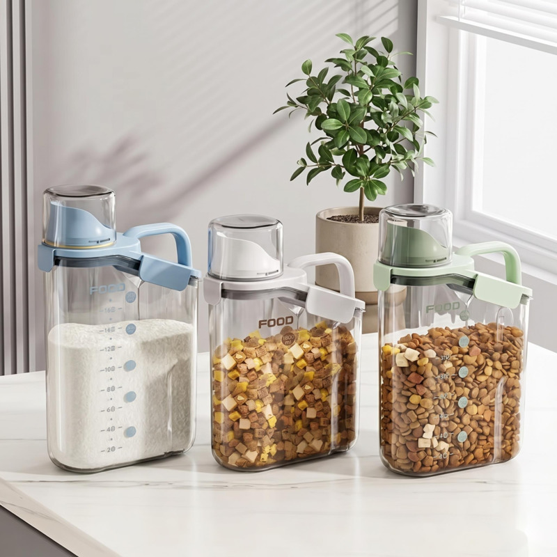 Pet Food Storage Bin Airtight  - Food Storage No Pantry 评论和价格