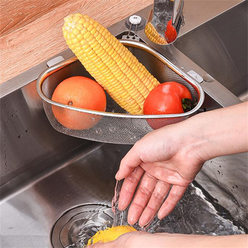 Stainless Steel Kitchen Sink D - Food Storage Rack 评论和价格